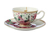 cup/saucer silk white