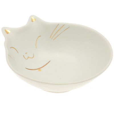 matcha bowl smiling cat
