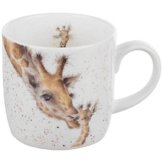 mug first kiss giraffe