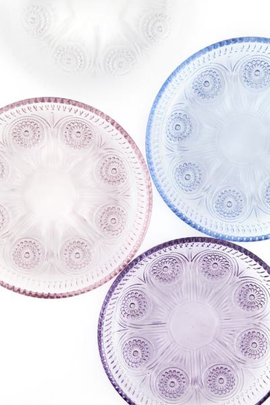 mindful dish glass duchesse purple