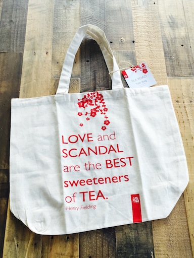 tote bag tea & scandal