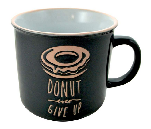 mug donut give up